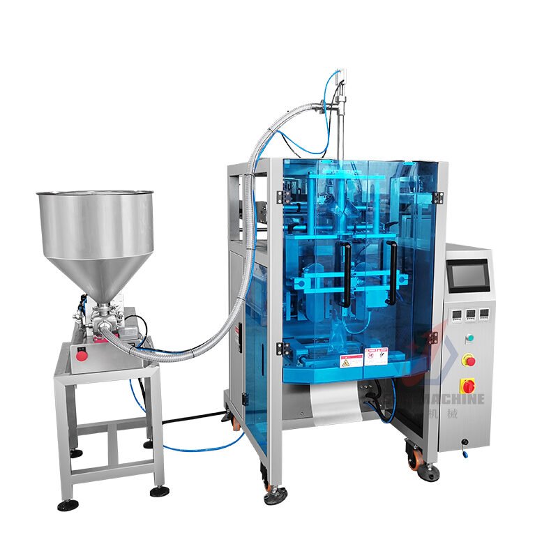 Automatic liquid ginger garlic paste peanut butter ketchup tomato sauce packing machine