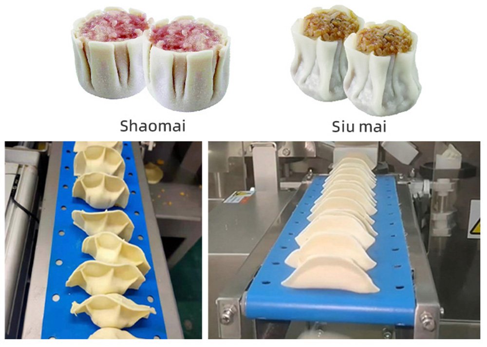 auto wonton dumpling gyoza siumai making machine